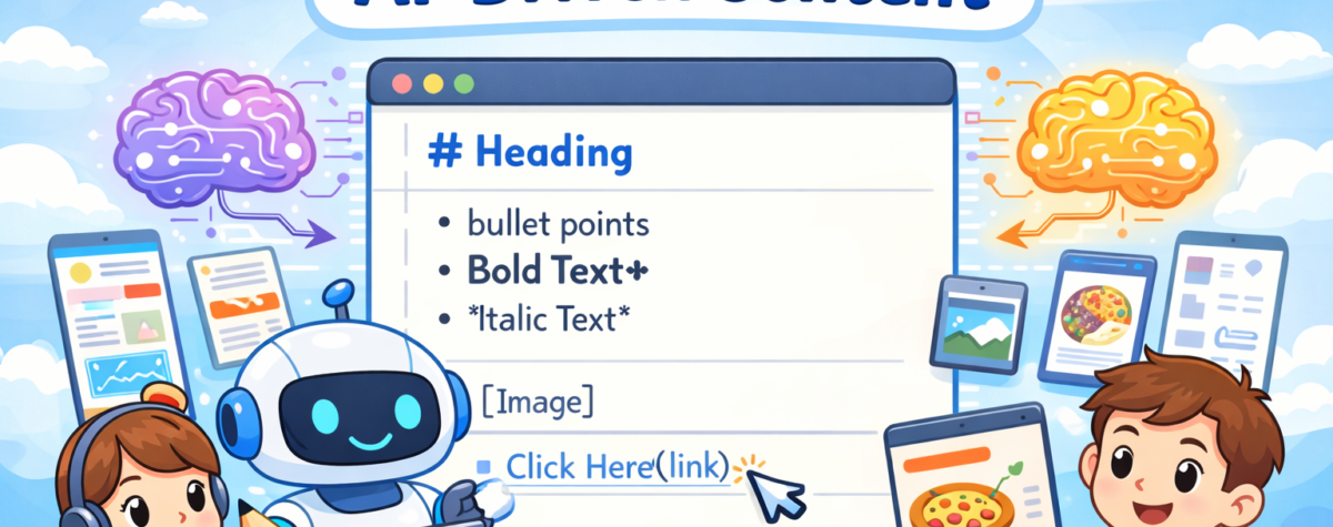 Markdown become the new interface for Ai-Driven Content