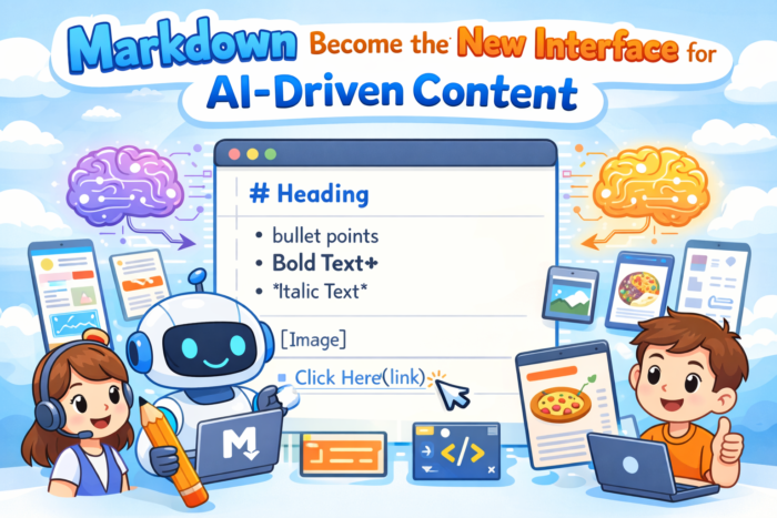 Markdown become the new interface for Ai-Driven Content