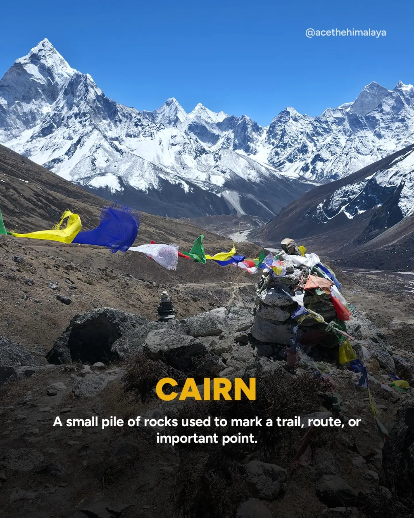ภาพอธิบายคำว่า Cairn