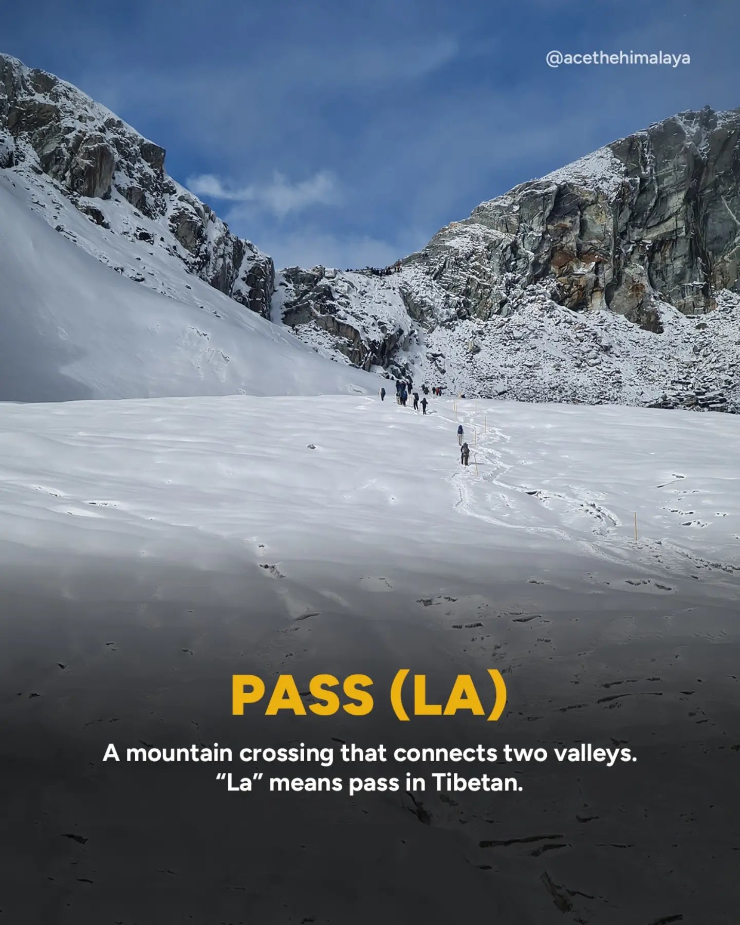 ภาพอธิบายคำว่า Pass หรือ La